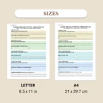 ADHD Focus Planner available in US Letter & A4 sizes