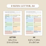 Context-Based Task Manager available in US Letter & A4 sizes