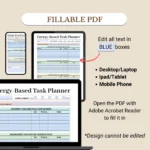 Fillable Energy-Based Task Planner optimized for Mobile, Tablet, and Desktop