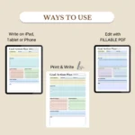 Use this Goal Action Plan to print, fill out as a PDF, or use digitally