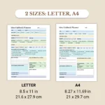Idea Unblock Planner available in US Letter & A4 sizes