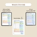 Use this Meeting-Free Day Planner to print, fill out as a PDF, or use digitally