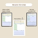 Use this Meeting Minutes to print, fill out as a PDF, or use digitally