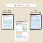 Use these Milestone Planner and Overview to print, fill out as a PDF, or use digitally