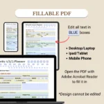 Fillable Priority 1-2-3 Planner optimized for Mobile, Tablet, and Desktop