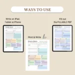 Use this Priority Matrix Digital Planner to print, fill out as a PDF, or use digitally