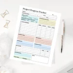 Detailed project dashboard featuring color-coded status indicators, risk impact analysis, and budget tracking for high visual clarity