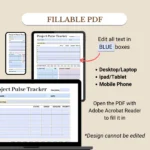 Fillable Project Pulse Tracker optimized for Mobile, Tablet, and Desktop