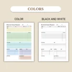 Reset and Focus Planner available in colorful and ink-friendly black-and-white