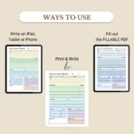 Reset and Focus Planner Printable for Productivity and Workload Management - Image 6