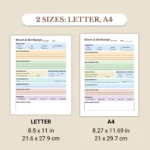 Reset and Recharge Planner available in US Letter & A4 sizes