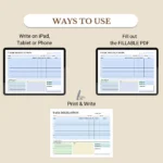 Use this Task Delegation planner to print, fill out as a PDF, or use digitally