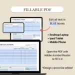 Fillable Task Delegation planner for mobile, tablet, and laptop/PC