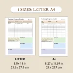 Training Progress Tracker available in US Letter & A4 sizes