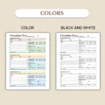 Ultradian Flow 90-20 available in colorful and ink-friendly black-and-white
