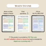 Use this Visual Daily Routine Builder to print, fill out as a PDF, or use digitally