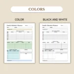 Weekly Family available in colorful and ink-friendly black-and-white