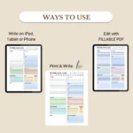Use this work day log to print, fill out as a PDF, or use digitally