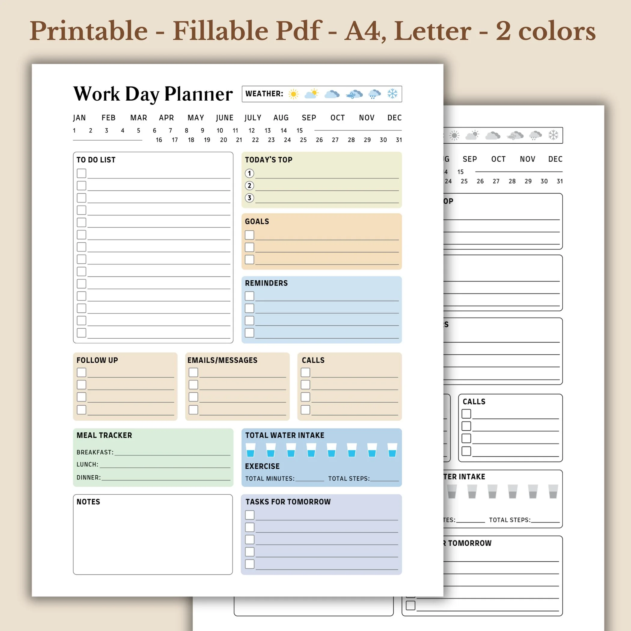 Work Day Planner Daily To Do List (1) Work Day Planner Daily To Do List
