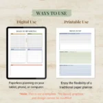 Use this ADHD Productivity Planner Bundle to print, fill out as a PDF, or use digitally