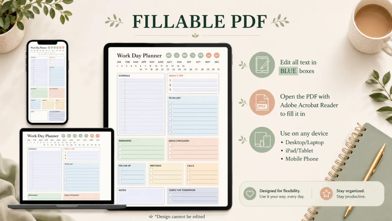 Edit every blue field using Adobe Acrobat Reader on desktop, tablet, or mobile devices.