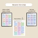Use this Travel Packing List to print, fill out as a PDF, or use digitally