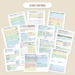 Productivity Planner Vault, Printable & Fillable Planners for Work, Focus, Goals & Organization