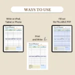 Use this Travel Planner to print, fill out as a PDF, or use digitally
