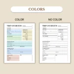 available in colorful and ink-friendly black-and-white