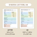 available in US Letter & A4 sizes