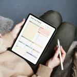 Work Day Planner Fillable Printable for Daily Productivity and Time Management